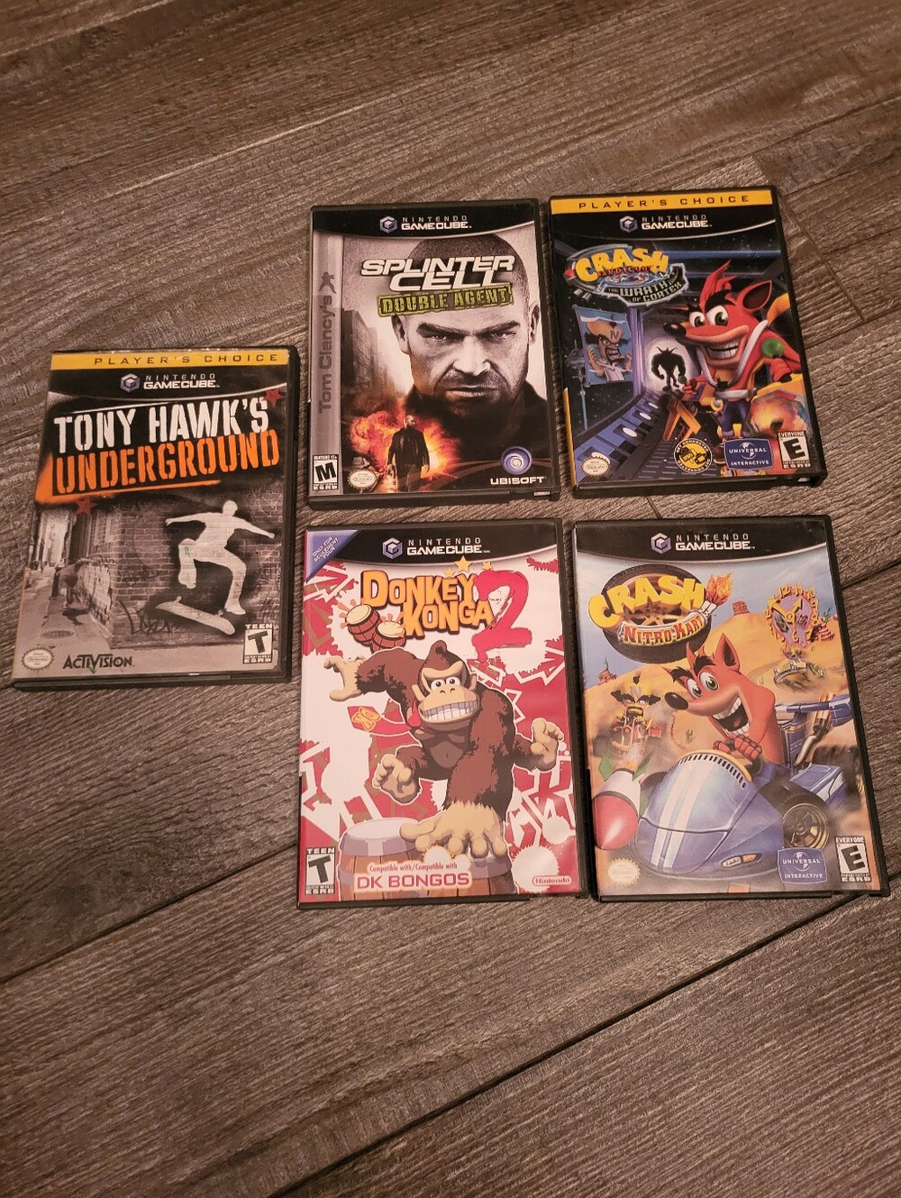 No GAME! 5 Gamecube Nintendo cases and instructions Only